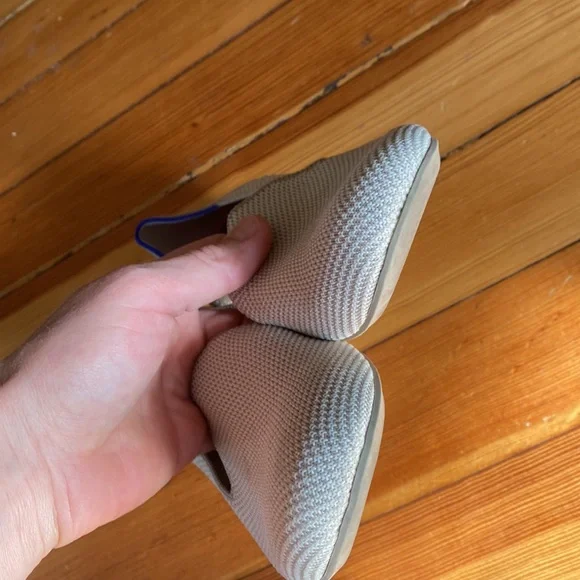 Rothy's Loafers | Tan & Cream Texture | Rounded Toe Flats | Size 8 - Picture 9 of 11